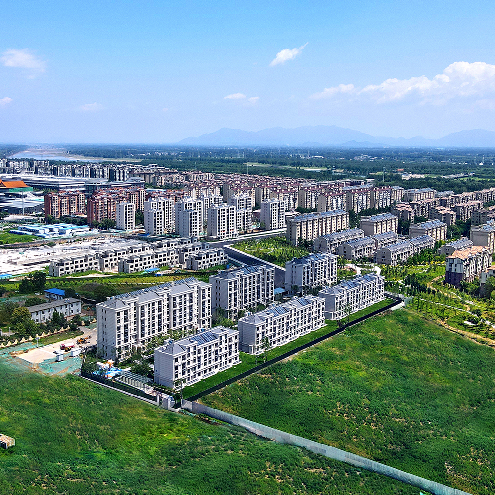 北京合景地产别墅项目实景项目小区环境配套及无人机航拍-地产摄影-楼盘摄影-建筑摄