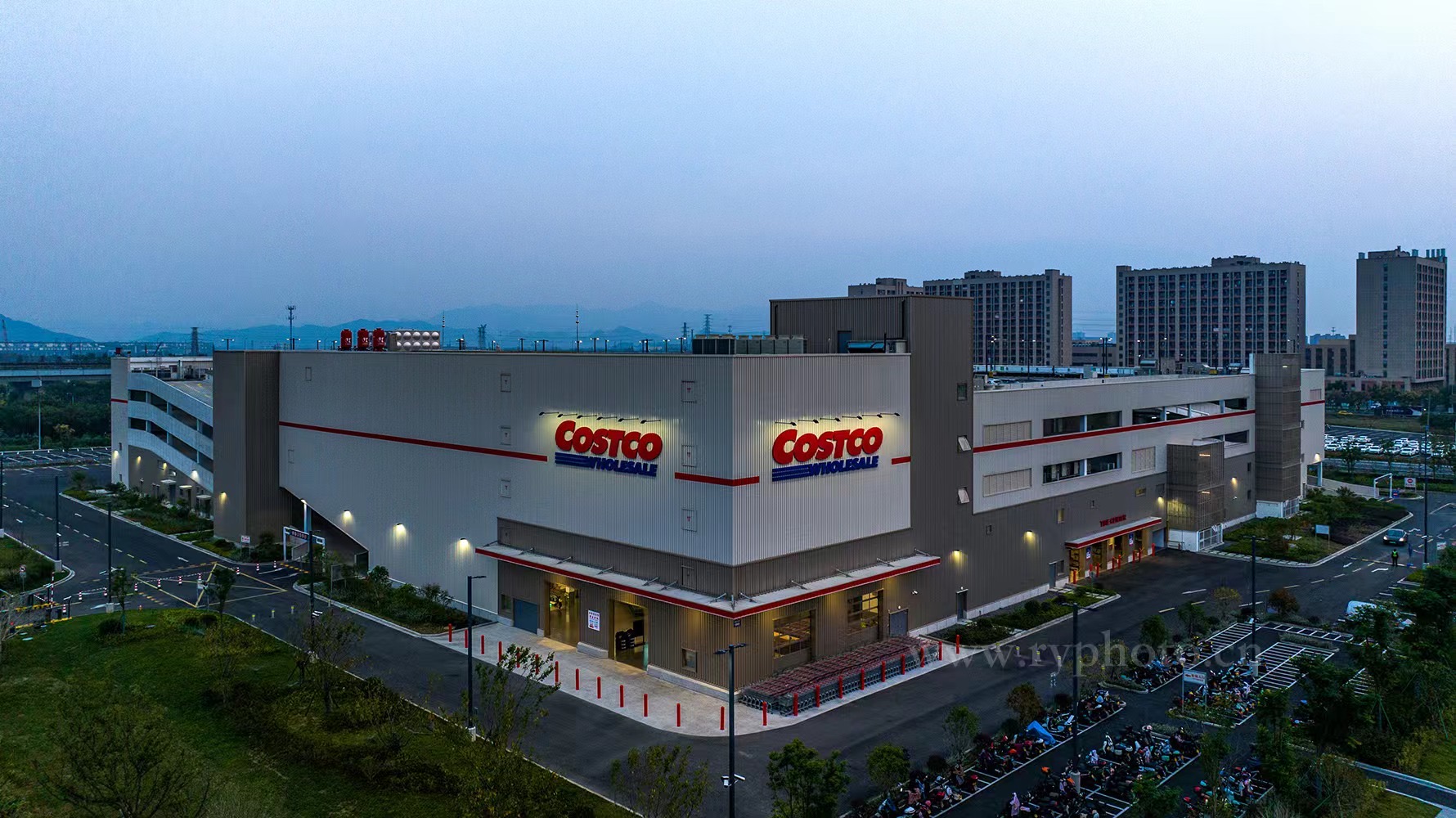 开市客COSTCO杭州宁波南京超市商超卖场建筑空间摄影-工厂厂房门面拍照-南京如一商业摄影公司