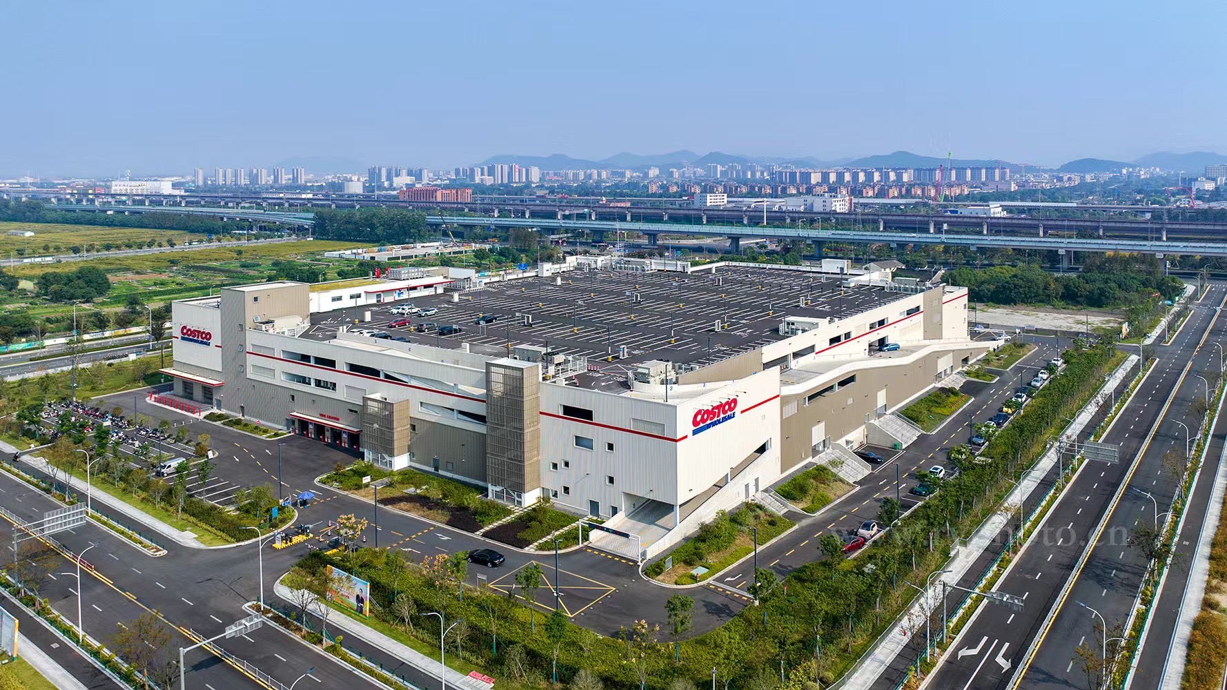 开市客COSTCO杭州宁波南京超市商超卖场建筑空间摄影-工厂厂房门面拍照-南京如一商业摄影公司