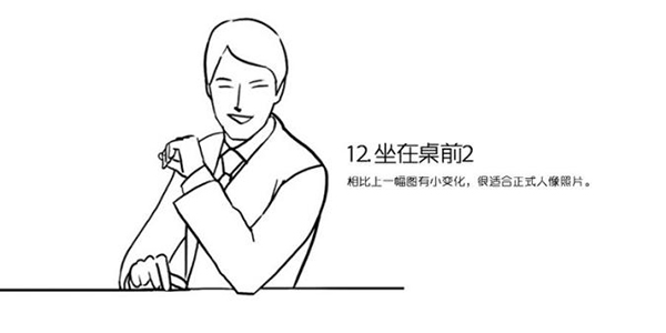 男士/男生拍照如何擺動作(zuò)，擺POSE？告别動作(zuò)僵硬，拍出型男帥氣。形象照職業照商(shāng)務(wù)照有(yǒu)這些拍照姿勢就夠了！-如一攝影整理(lǐ)(圖13)