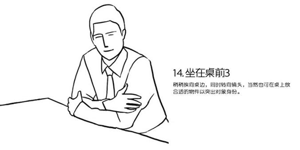男士/男生拍照如何擺動作(zuò)，擺POSE？告别動作(zuò)僵硬，拍出型男帥氣。形象照職業照商(shāng)務(wù)照有(yǒu)這些拍照姿勢就夠了！-如一攝影整理(lǐ)(圖15)