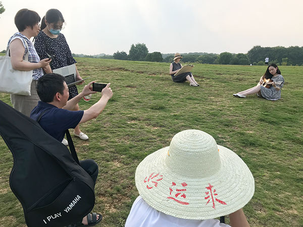  南京外国语学校优秀学生代表个人形象照 团队形象宣传照摄影 拍摄现场花絮(图8)