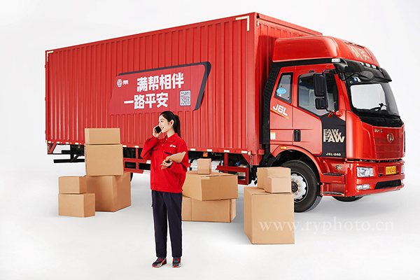 满帮集团-运满满-货车广告企业图库图片拍摄(图4)