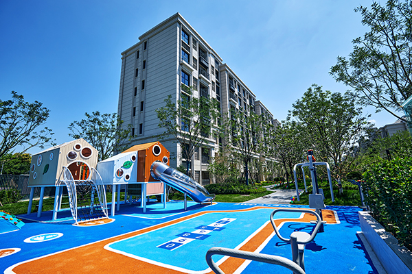 北京合景地产别墅项目实景项目小区环境配套及无人机航拍-地产摄影-楼盘摄影-建筑摄影(图9)